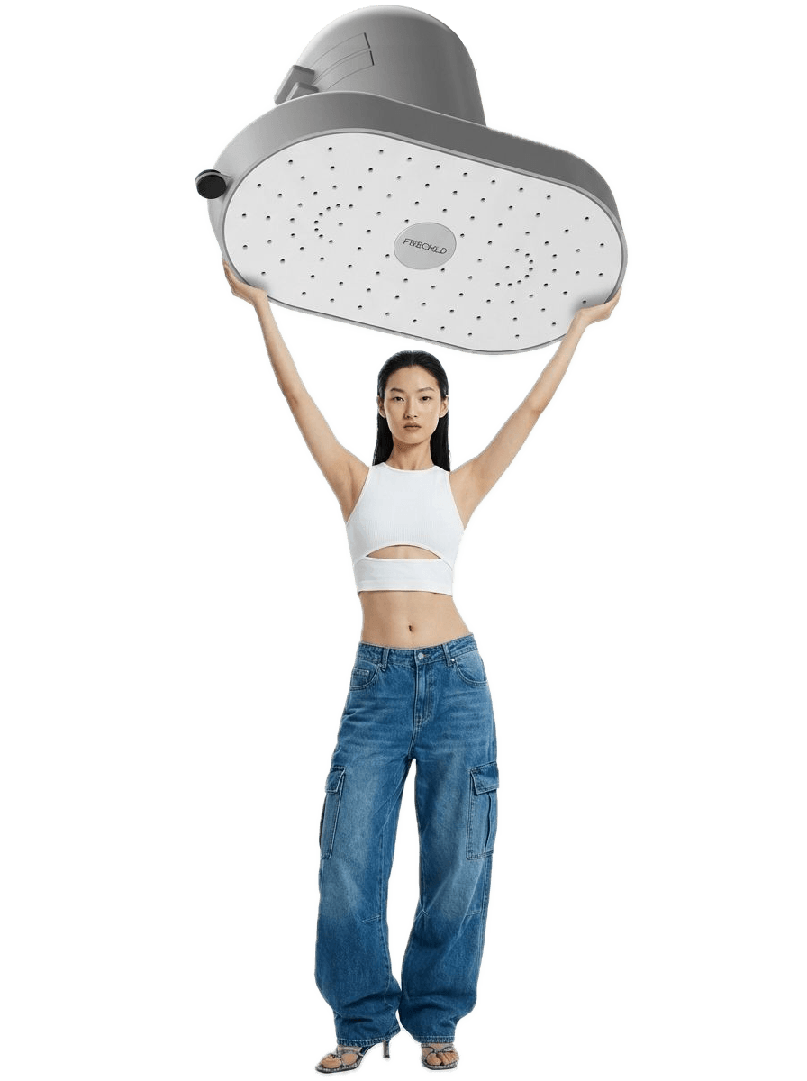 Girl with Freckld Showerhead